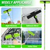RIZENCE 4.5M/14.7ft Window Cleaning Squeegee Tools, 3-in-1 Window Washing Kit