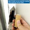 4.7" x 1.6" Miniature Drywall Trowel 3-pes set,Batch Knife,Premium Push