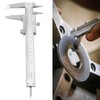 Vernier Caliper Gauge Stainless Steel 4-Purpose Industrial Grade Accuracy 0.02mm