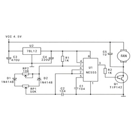 CANADUINO® PWM Motor Speed Controller DIY Learning Kit with NE555