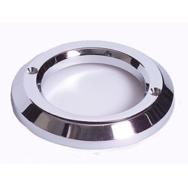Maxxima M50305 Chrome 2" Round Plastic Grommet Cover for Clearance Marker Light