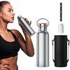 Mooyii Stainless Steel Water Bottle, 1 Litre, Stainless Steel Insulated