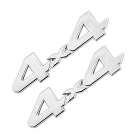 4x4 Emblems Sticker 3D Chrome Car Tuning Sticker Liberty Name Plate Sticker Replacement for SUV (Silver)