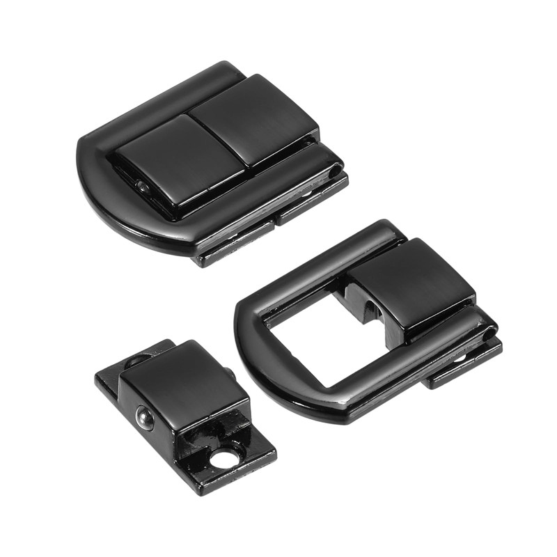 uxcell 4Pcs Toggle Catch Lock, 0.98" x 0.79" (LxW) Zinc