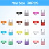 JOREST 30Pcs Mini Car Fuse Kit - Mini Blade Fuses
