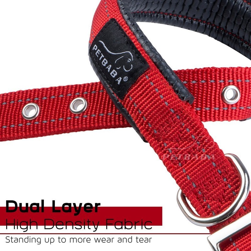 PETBABA Dog Collar, Leather, Dog Collar, Medium Dog, Large Dog,