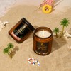 Coconut Vanilla Candles, 7oz Vanilla Coconut Scented Candle, Natural Soy