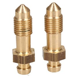AB Tools Brass Brake Caliper Bleeding Bleed Nipple Screw 3/8 X 24 UNF Long 2pc
