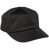 SSK BC061 Square Brim 6-Way Baseball Cap, Black