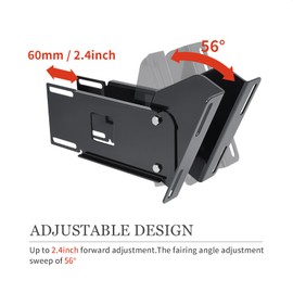 Drytuns Front Fairing Support Mount Bracket for 1998-2013 Harley Touring Road Glide, Adjustable Steel Motorcycle Inner Fairing Support Kit