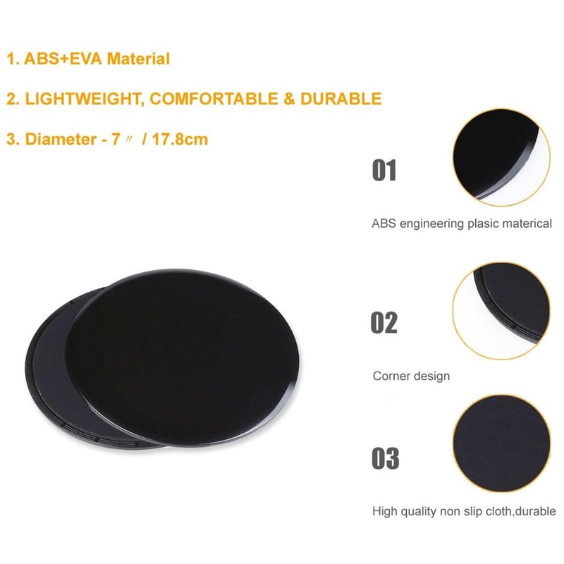 TRHDFW gliding disc Yoga gliding Disc limb coordination training Gliding