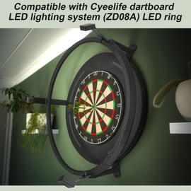 YHX-OU OV9732 Kamerahalterung für Cyeelife Dartscheibe LED Beleuchtungssystem (ZD08A) LED Ring - kein Bohren -für autodarts Dart Kamerasystem 3 Satz（Ohne Kameramodul）