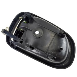 TRQ Passenger Side Interior Door Handle Black Compatible with 1993-1997 Geo Prizm Toyota Corolla