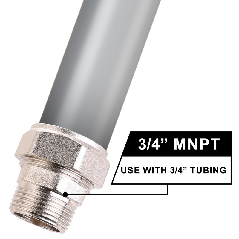 HOOTSUM Straight Air Piping Fitting for 3/4 Inch Air Line