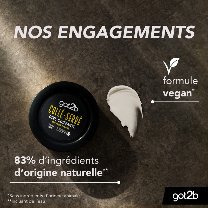 Got2b Cire Coiffante Cheveux Halskette Serré 75 ml
