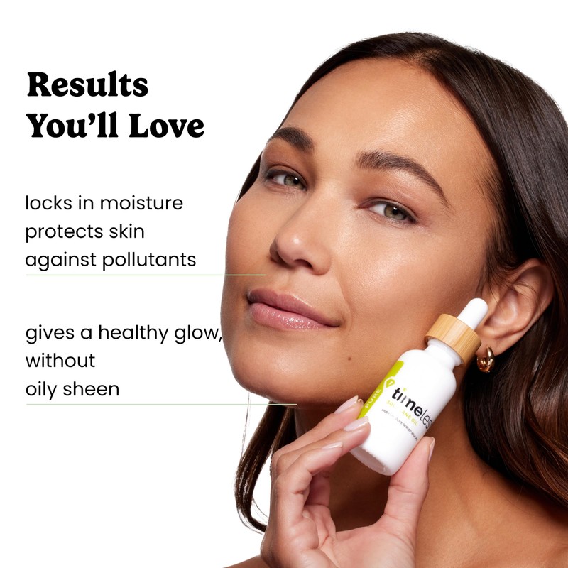 Timeless Skin Care Squalane Oil 100% Pure - Plant-Based Face