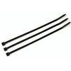 Mister-Solutions Pack Of 100 Black Cable Ties (200mm x 2.5mm)