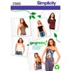 Simplicity 2966 Go Green Recyclable Women's Corset Sewing Patterns, Sizes
