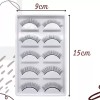Veraly 20 Pares Pestañas Práctica Extensiones Maquillaje Lashista Color Negro