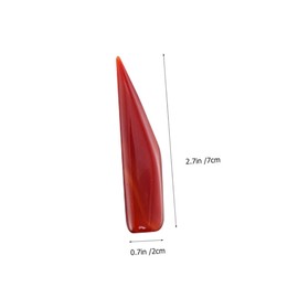 TEHAUX Professional Jewelry Care Tools 3-Piece Kit Ring Burnisher Jewelry Polisher Smooth Burnisher for Polishing Maintaining and Enhancing Random Color