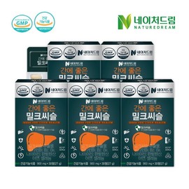 Nature Dream Milk Thistle 900mg x 30 Tablets (5 Boxes) / 네이처드림 간에 좋은 밀크씨슬 900mg x 30정 5박스