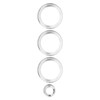 4Pcs A/C Knob Ring Trim Volume Adjuster Decor Fit for