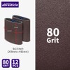 abrasticle 12 Packs 8 x 19 inch 80 Grit Cloth