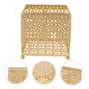 Ciieeo Elegant Metal Storage Basket Multi-Function Organizer for Makeup Cosmetics