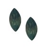 POSH ART Nail Parts Horse Eye Shape 3*6mm 10P Green Opal