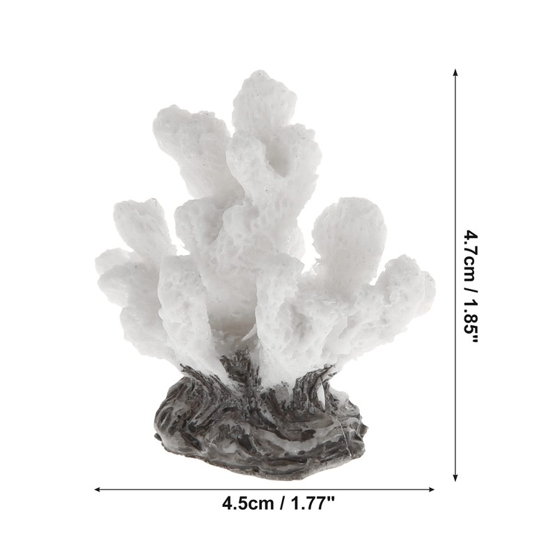 VOCOSTE Coral Reef Decor, Mini Faux Coral Decor for Aquarium