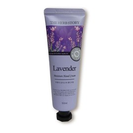 The Herb Story High Moisturizing Hand Cream Lavender 50ml / 더허브스토리 고보습 핸드크림 라벤더 50ml