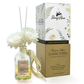 Penny & Rose Limited Classic Daisy Floral Diffuser | Roasted Maple 'Mallows Oil Scent