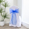 Time to Sparkle 22x280cm Organza Chair Sashes Wider Fuller Cover
