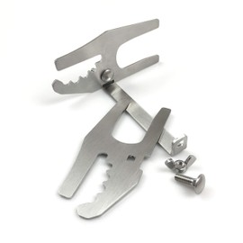 Bargen Flame Salmon Board Holder for Fire Bowls, Fire Barrels and Grills (for Boards up to 25 mm Thick)