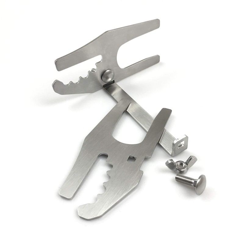 Bargen Flame Salmon Board Holder for Fire Bowls, Fire Barrels