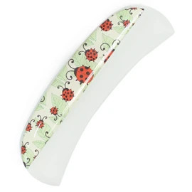 Brajek 82SYP163 Glass Antibactif Nail File Antibacterial Green