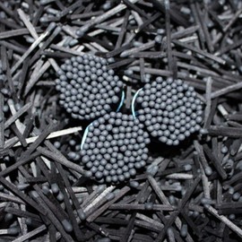 River Birch All Black Decorative Matches | 200+ Small Premium Wooden Safety Matches | Replacement Refill Matchsticks | Home Decor