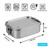 Stainless Steel Lunch Box - 800ml, Eco & Recyclable Food