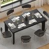Bigbiglife 63 Inch Dining Table for 6, Indoor Outdoor Dining