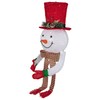 Northlight 21.5 inches Lighted Snowman with Red Top Hat Christmas