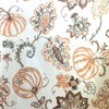 Envogue Pumpkin Paisley Tablecloth Orange Brown Fall Thanksgiving Cotton 60x102
