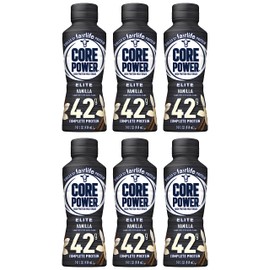 WESTERNMBY Fairlife Core Power High Protein Milk Shakes, Ready to Drink (6 Vanilla, 42g)