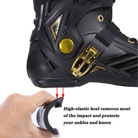 LIKU Performance 125 3WD Speed Inline Skates Unisex Black&Gold