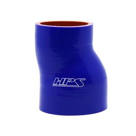 HPS 2.75" > 3" ID x 3" Long 4-ply Silicone Offset Reducer Coupler Hose Blue (70mm > 76mm ID x 76mm Length)