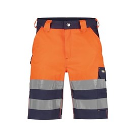 DASSY® Venna DASSY® Venna Hi-Vis Shorts - Size 42 - Dark Blue/Neon Yellow, Dark blue/neon orange, 50
