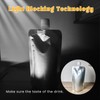 20pcs 250ml Foil Pouches for Festivals, Secret Flask with Screw-on
