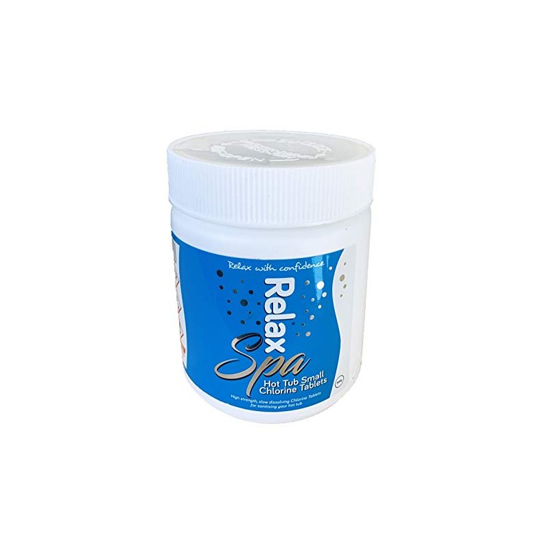 Relax Spa Hot Tub Small 20g Chlorine Tablets 500g Trichlor