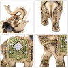 Elephant Figurine, Lucky Feng Shui Elephant Sculpture, Bottom Durability for