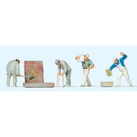 Preiser 10654 Construction Worker for Plastering, H0 1:87