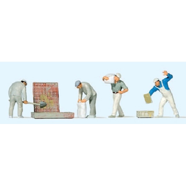 Preiser 10654 Construction Worker for Plastering, H0 1:87
